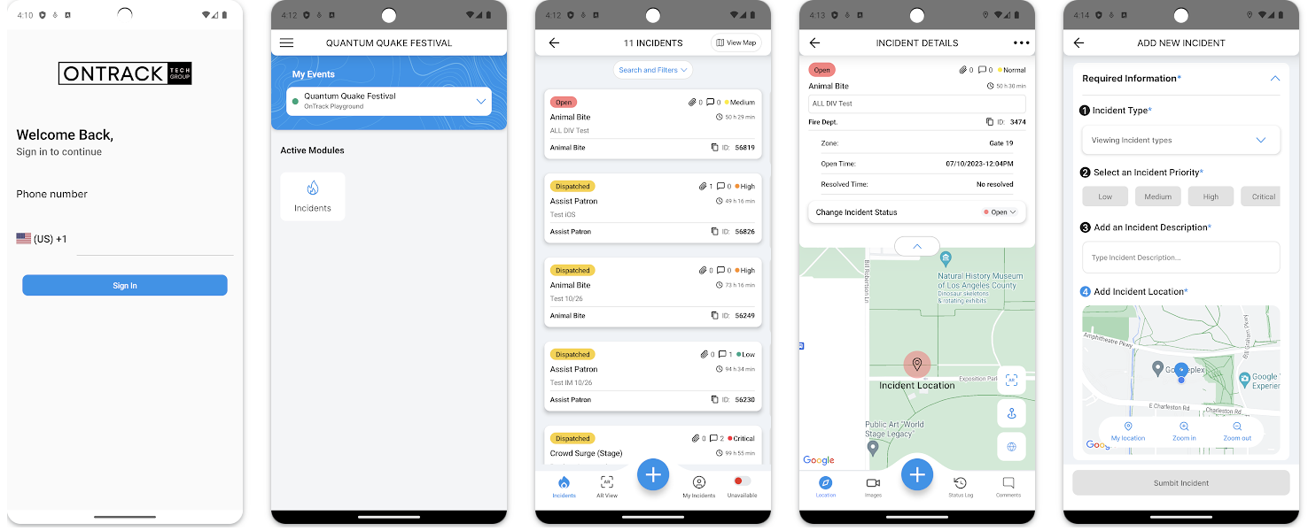 OnTrack Core - Enterprise iOS and Android app for infrastructure inspection, maintenance management, and asset tracking